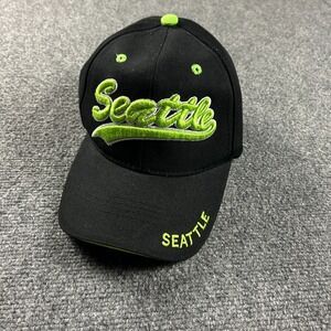 Seattle Cap‎ Hat Black Adjustable Adults Baseball
